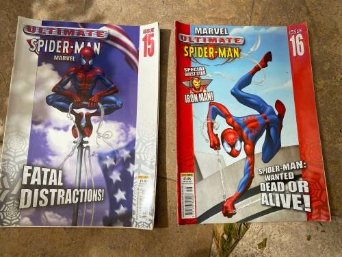 ultimate spiderman marvel issue 15 and issue 16 , year 2003