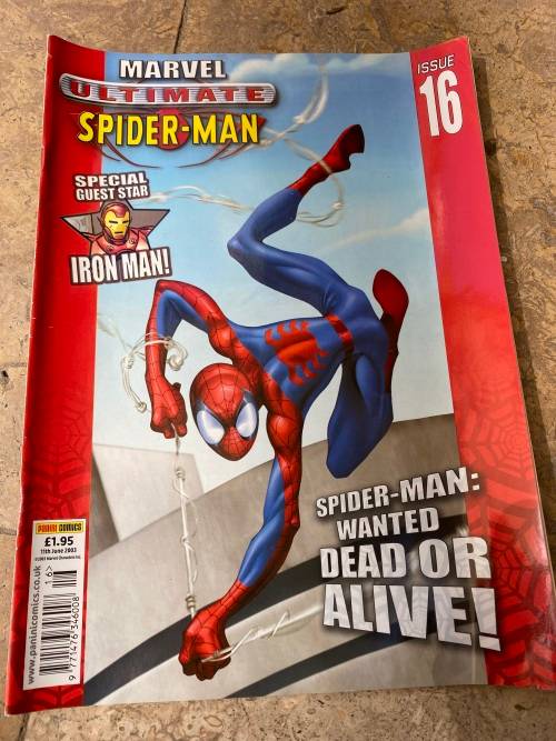 ultimate spiderman marvel issue 15 and issue 16 , year 2003