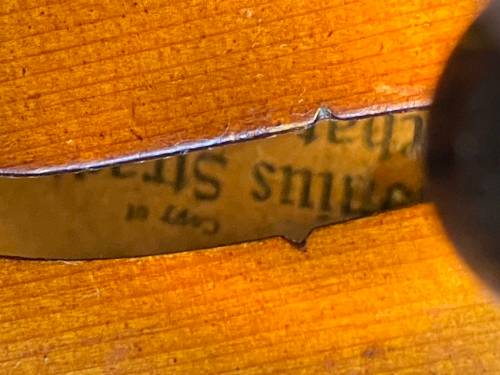 vintage violin COPY OF ANTONIUS STRADIVAIUS VIOLIN FACIEBAT CREMONA 1713 made in Germany