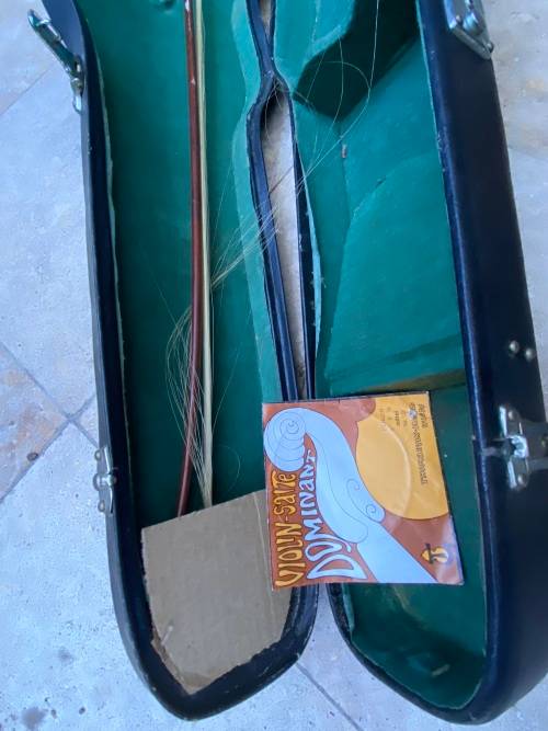 vintage violin COPY OF ANTONIUS STRADIVAIUS VIOLIN FACIEBAT CREMONA 1713 made in Germany