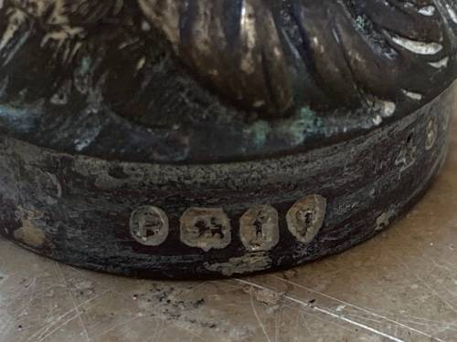 vintage sterling silver owl incense burner