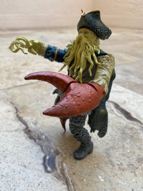 Disney Zizzle Davy Jones articulated figurine pirate figure