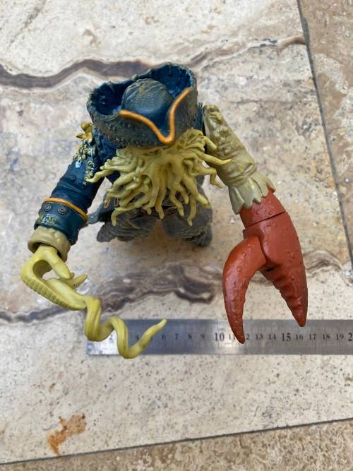 Disney Zizzle Davy Jones articulated figurine pirate figure