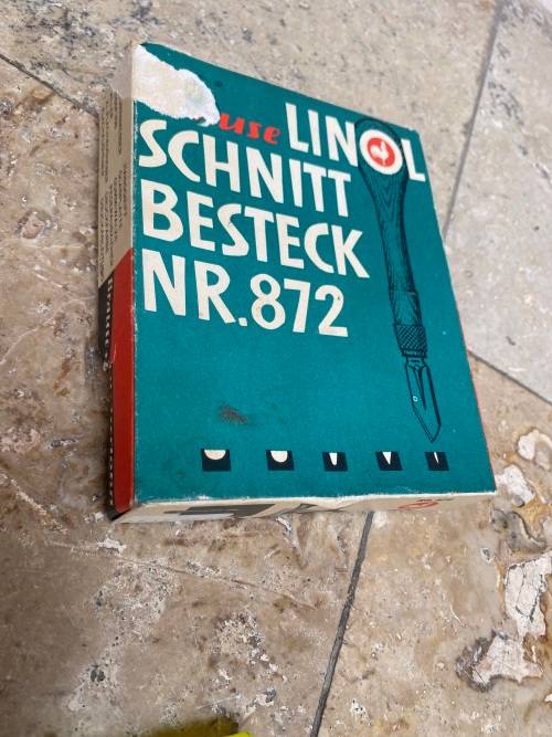 Brause LINOL SCHNITT BESTECK NR-872 Vintage CUT CUTLERY