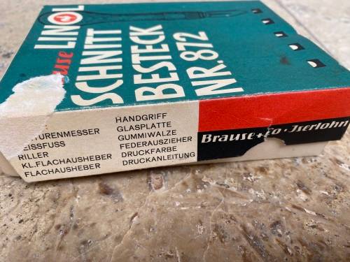 Brause LINOL SCHNITT BESTECK NR-872 Vintage CUT CUTLERY