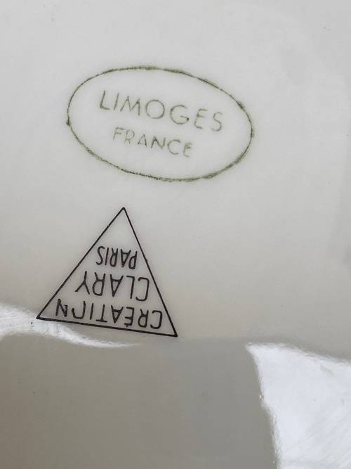 vintage Limoges Creation Clary Bonaparte plate Paris