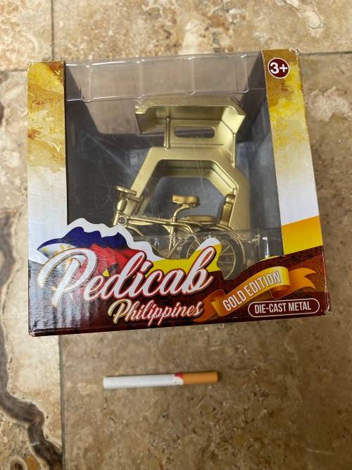 Philippine Pedicab Die Cast Metal Special Gold Edition