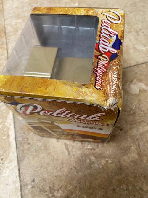 Philippine Pedicab Die Cast Metal Special Gold Edition