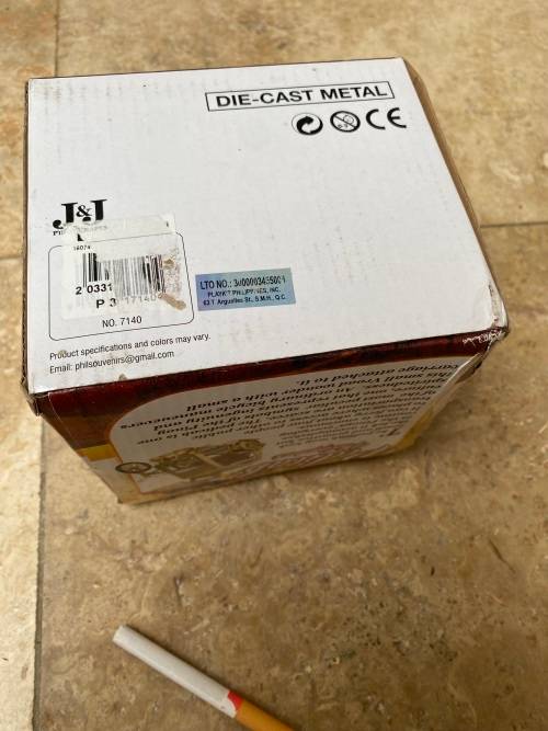 Philippine Pedicab Die Cast Metal Special Gold Edition