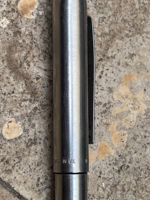 vintage Parker 10 mechanical pencil UK , zig 0.5 pencil and inoxcrom pen spain lot in parker case