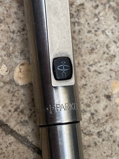 vintage Parker 10 mechanical pencil UK , zig 0.5 pencil and inoxcrom pen spain lot in parker case