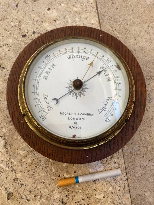 vintage Negretti and Zambra  barometer