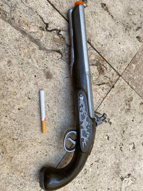 vintage RARE flintlock pirate REPLICA gun disney POTC ZIZZLE Jack sparrow  2005
