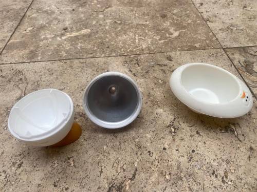 Joie microwave egg steamer with hat dish