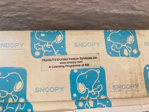 Vintage Snoopy peanuts coffee cup mug pair rare in box UFS