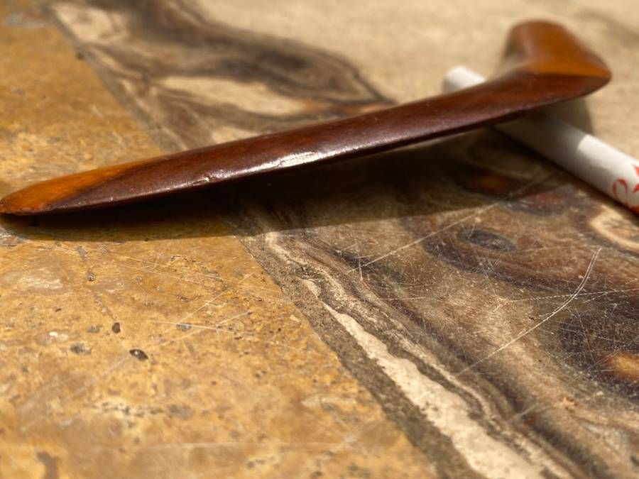 Vintage hunting boomerang Australian wood