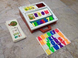 Vintage Fisher Price  School days Desk 1972 - Made in U.S.A