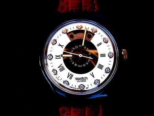 Vintage 1992 SWATCH AUTOMATIC "FIFTH AVENUE" SAB101