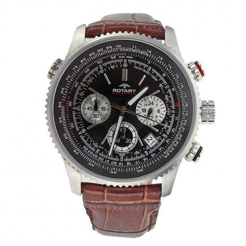 Rotary Aquaspeed Gents' Chronograph Watch With Two Straps