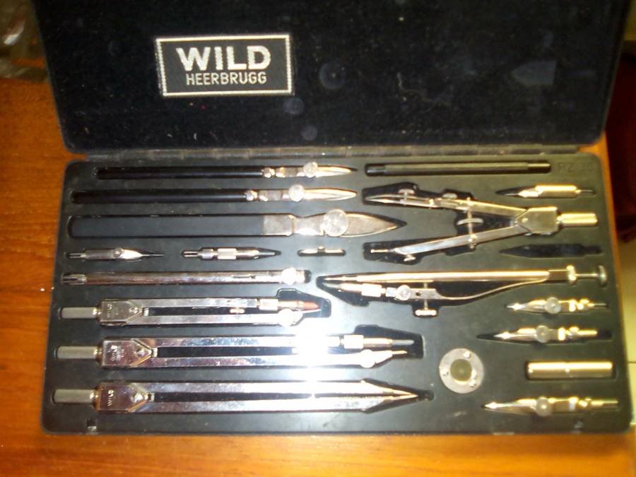 WILD Heerbrugg rx30 precision drawing set