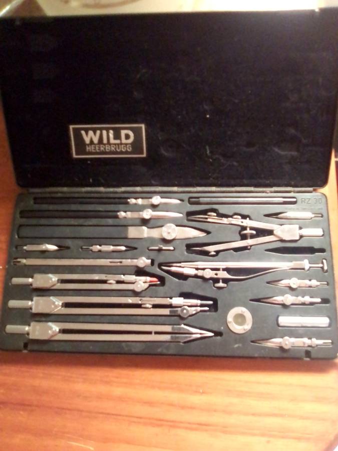WILD Heerbrugg rx30 precision drawing set