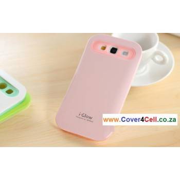 Samsung S3 Case Night Glow Case - Pink *Free Screen Protector*