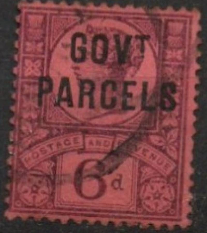 Great Britain,VRI, 1887, 6d, Official, Government Parcels, used