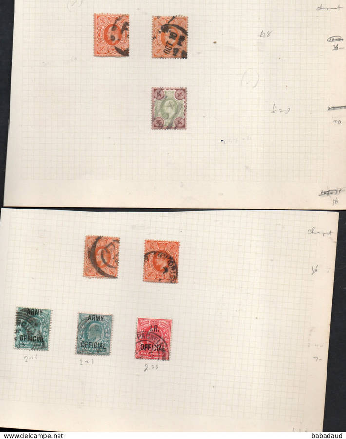 Great Britain,EVIIR, 1902 > Jubilee Issue, 52 used stamps, mixed condition, catalogue value +/-£650