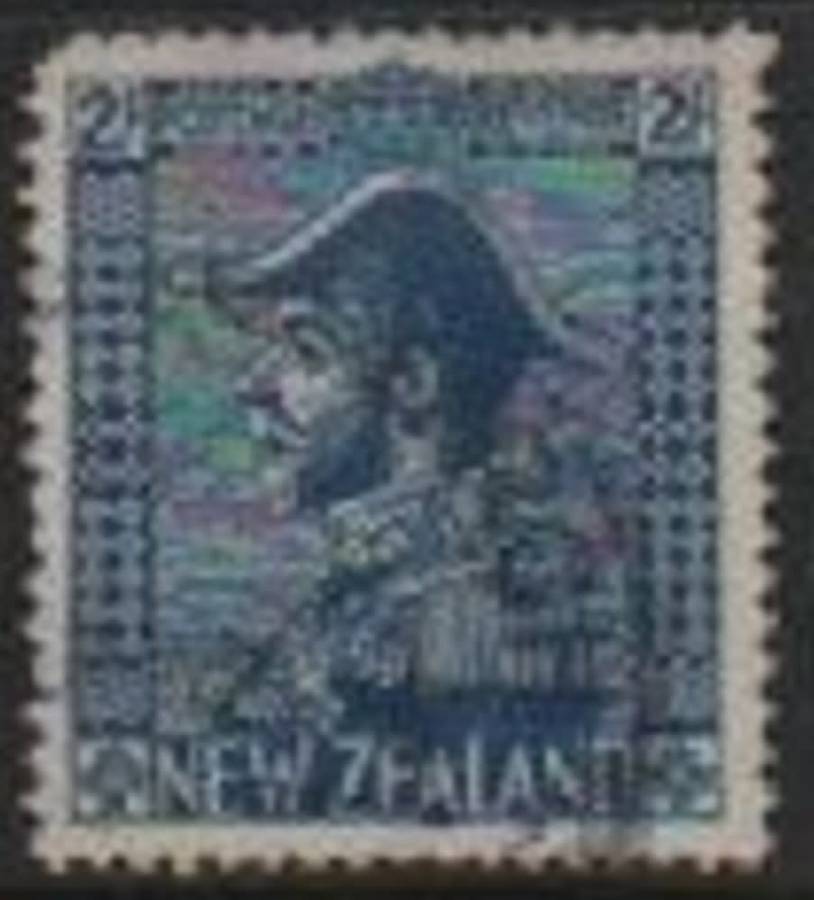 New Zealand, 1926, 2/ deep blue, used