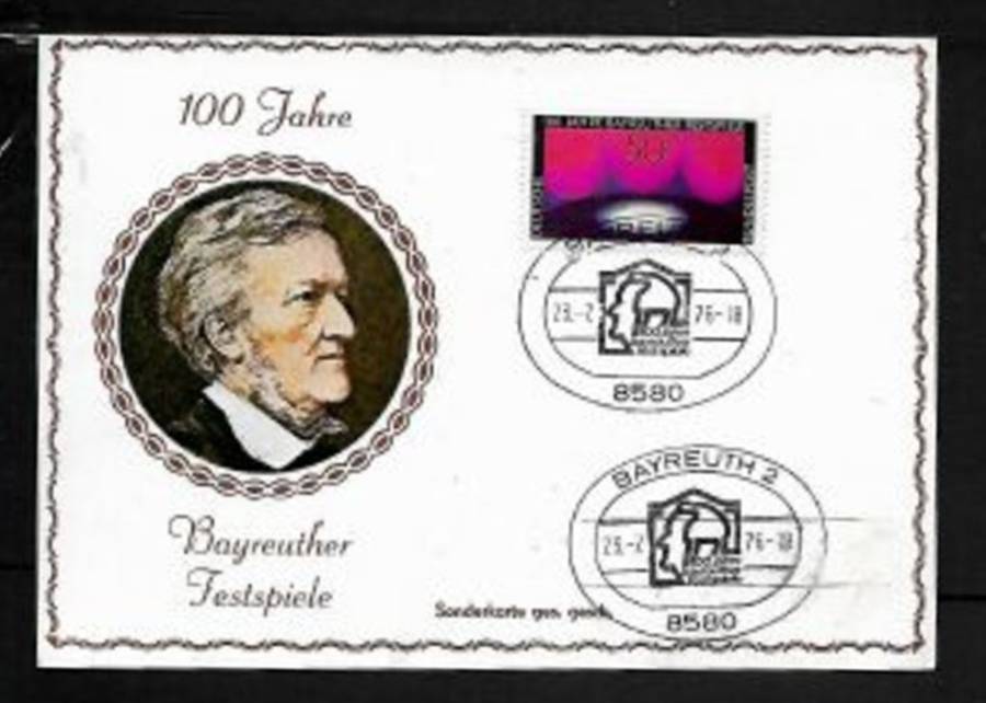 Germany BEYRUTHER FESTSPIELE card 1977