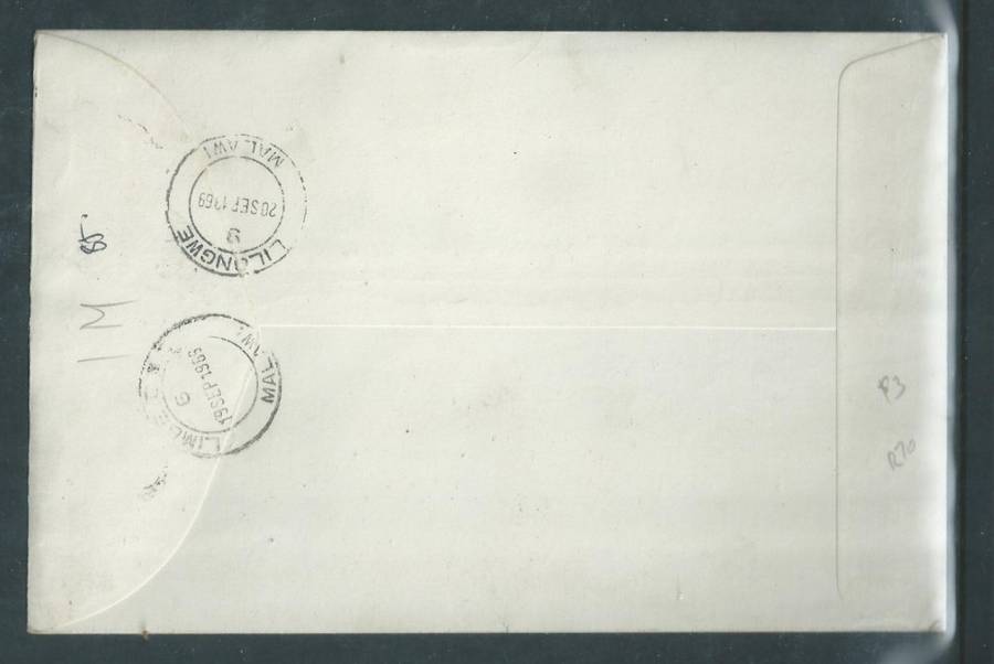 Rhodesia, 1969, Bridges of Rhodesia, First Day Cover, BULAWAYO 18 SEP 69 , c.d.s. >LILONGWE, LIMBE t