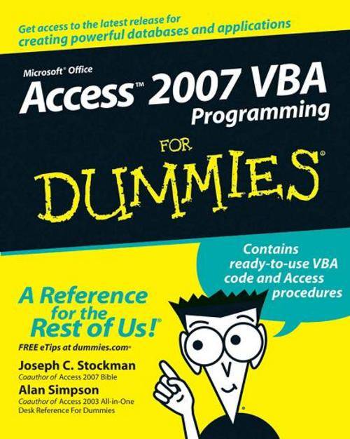 E-Book - Access 2007 VBA Programming for Dummies (PDF format)