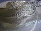 Silver Woven Ribbon (per metre)(7mm)