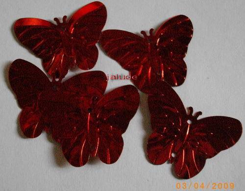 Red Foil Butterflies(20mmx30mm)