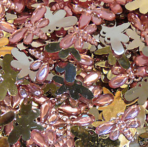 Pink Dragonfly Rhinestones(pack of 10)