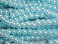 Light Blue Glass  Pearls(6mm)-Pack of 50 Pearls