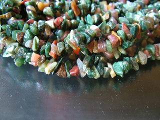 Indian Agate Gemstone Chips(90cm Strand)