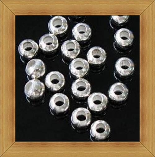 BULK!!!!!Nickle Round Spacers(3mm) - pack of 50