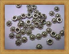 Acrylic Beadcaps(7mm)Pack of 10