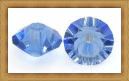 Swarovski Crystal Flat Bicones(5mm) -SAPPHIRE (Pack of 10)