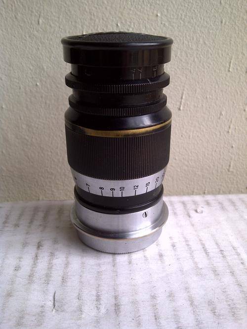 1937 VINTAGE ANTIQUE GERMAN ERNST LEITZ WETZLAR LEICA CAMERA ELMAR 1:4 F=9cm LENS