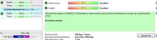 Referbished 1TB Sata 3 2.5" Toshiba HardDrives