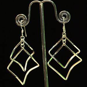 925 sterling silver dangling earrings