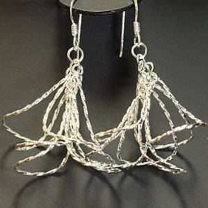 925 sterling silver dangling earrings