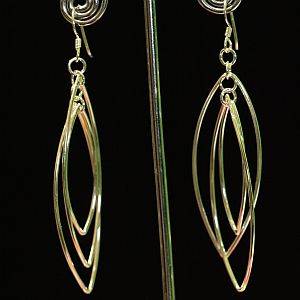 925 sterling silver dangling earrings