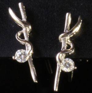 Solid 925 Sterling silver Earring