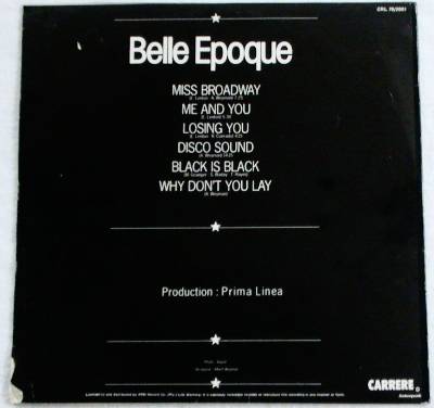 Belle Epoque - Miss Broadway lp/vinyl - import France - (vinyl NM-)