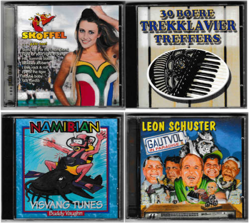 South African entertainment known classics- 4 CD collection.