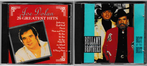 Joe Dolan: 20 Greatest Hits and Bellamy Brothers: Best Of The Best 2 CDs