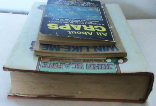 3 books on gaming - Scarne`s encyclopedia of games - Win-like-me - All about craps
